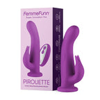 FemmeFunn Pirouette Rabbit Vibrator with Remote - Rolik®