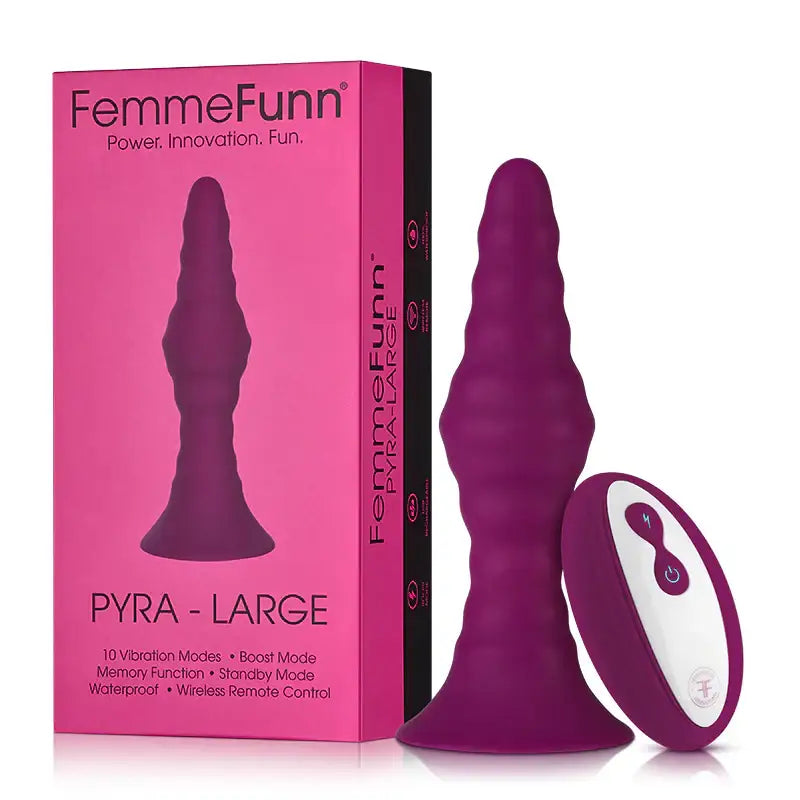FemmeFunn Pyra Vibrating Plug with Remote - Rolik®