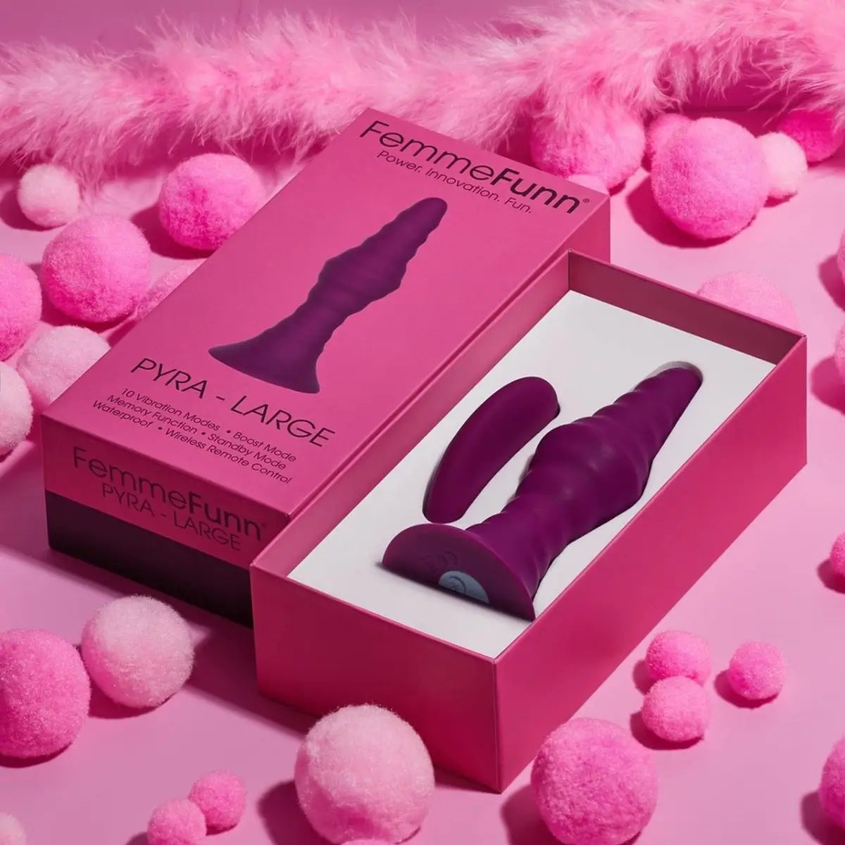 FemmeFunn Pyra Vibrating Plug with Remote - Rolik®