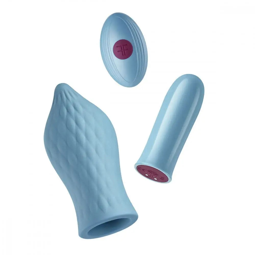 FemmeFunn Versa T Bullet Vibrator with Textured T Sleeve and Remote - Rolik®
