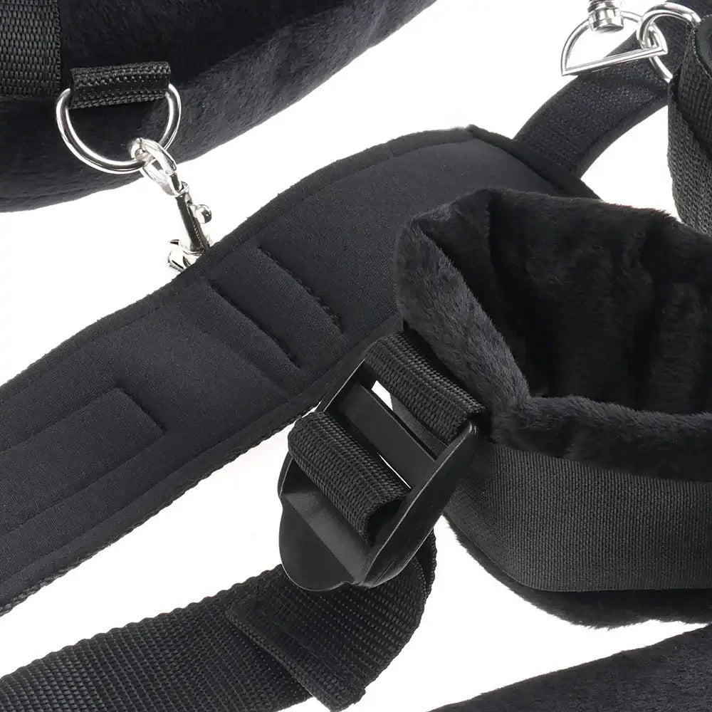 Fetish Fantasy Series Position Master With Cuffs - Black - Restraints