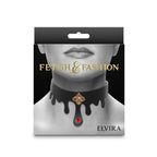 Fetish & Fashion Elvira Faux Leather Collar - Rolik®