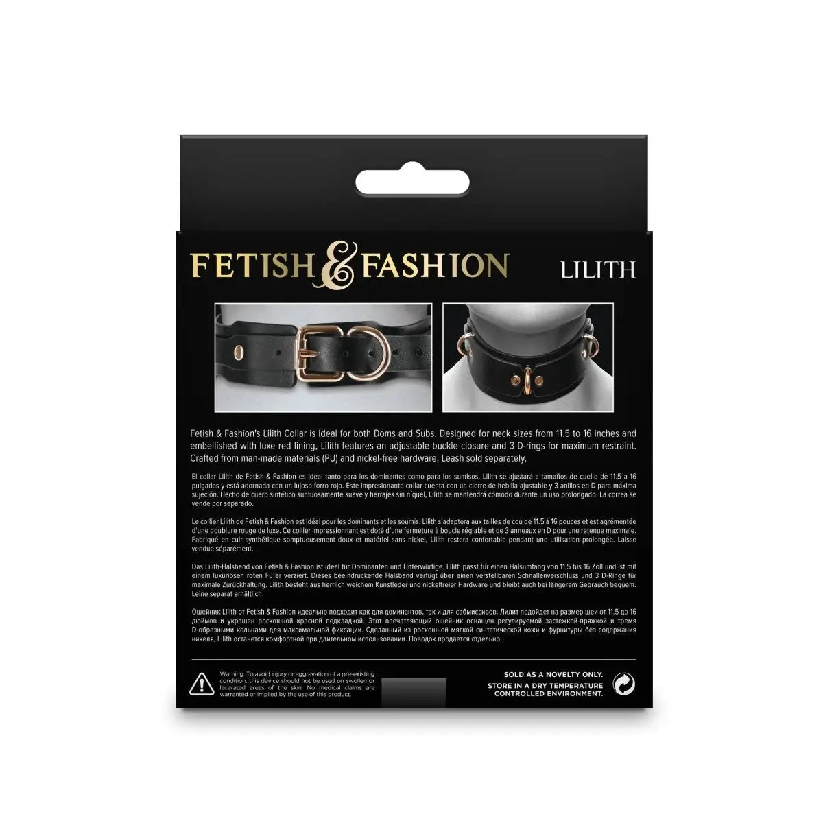 Fetish & Fashion Lilith Collar - Rolik®