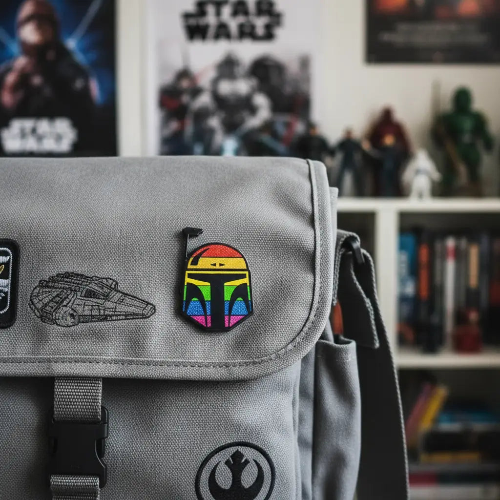 Rainbow Fett Pride Enamel Pin