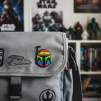 Rainbow Fett Pride Enamel Pin