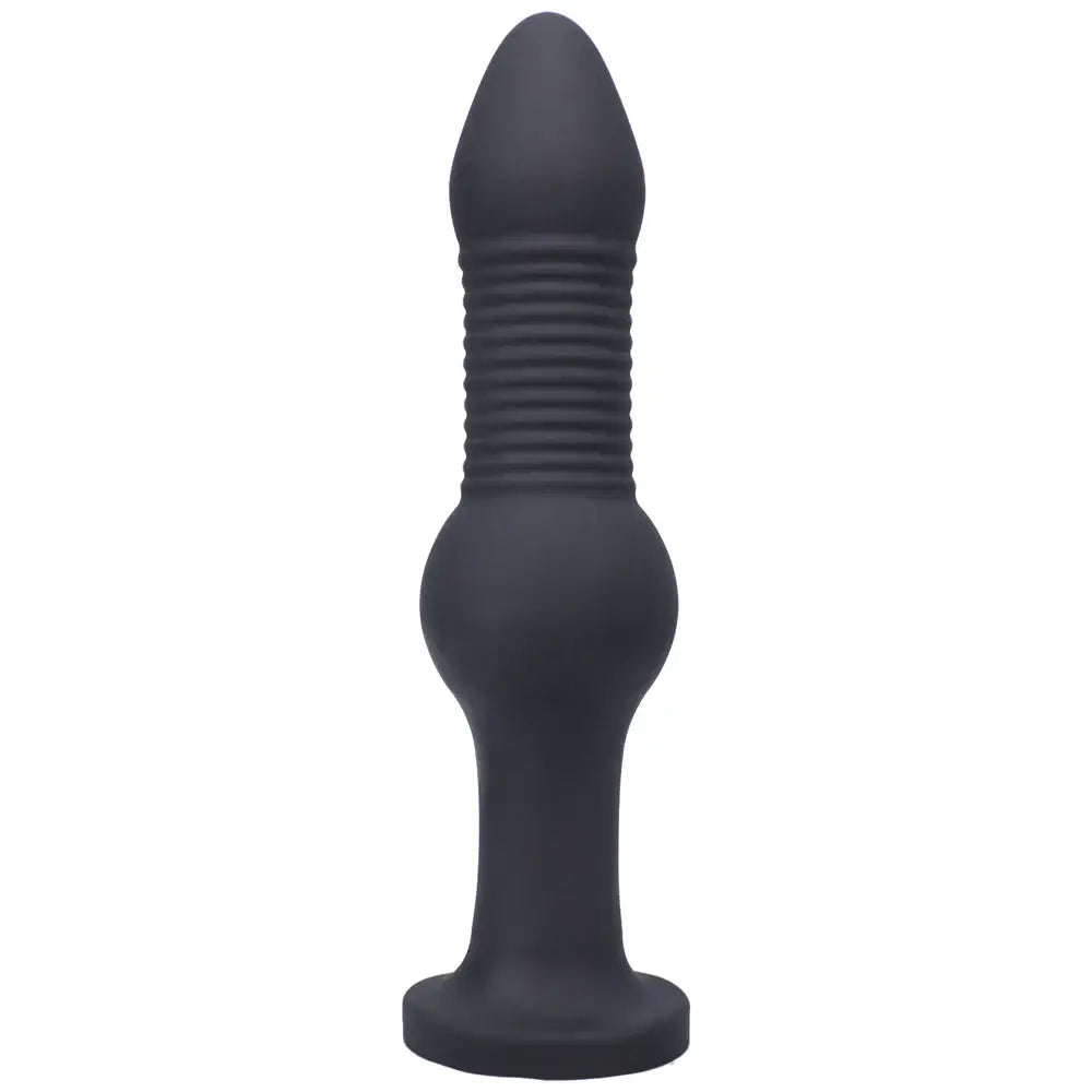 Fido XL Silicone Anal Plug - Black - Butt