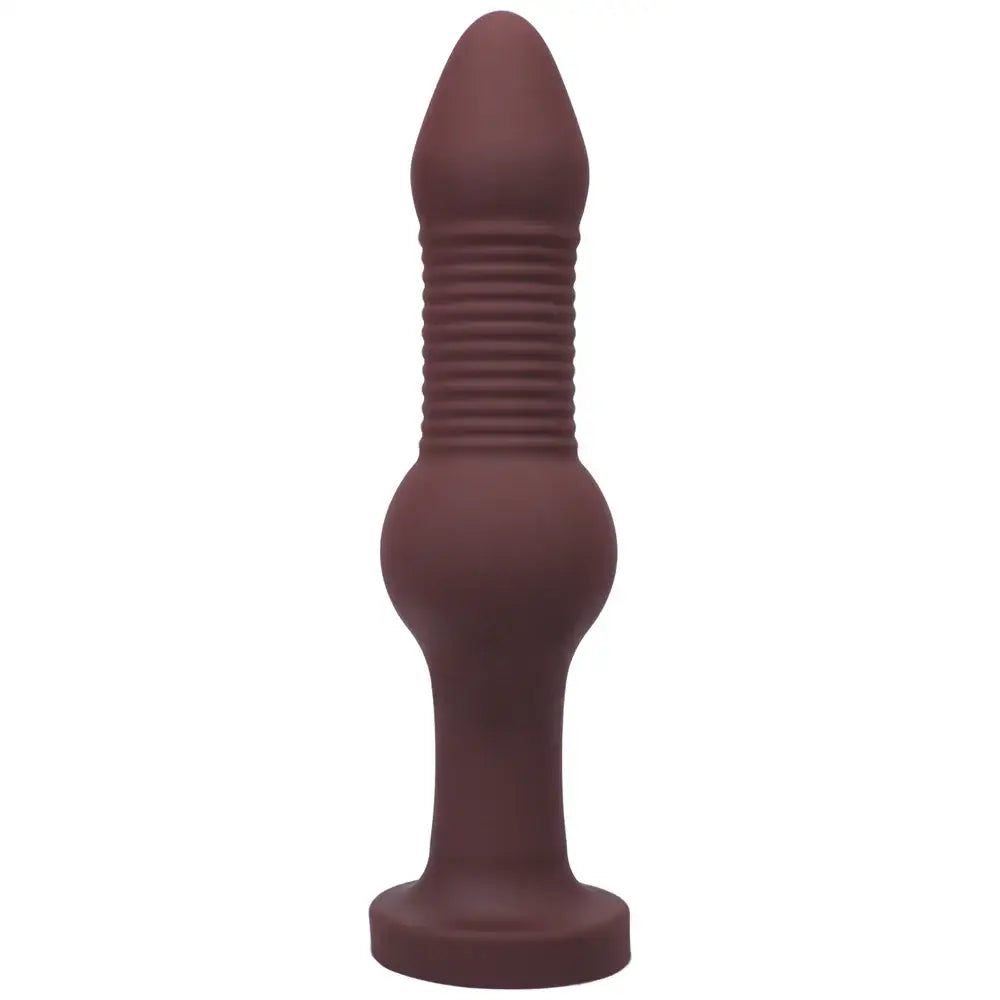 Fido XL Silicone Anal Plug Burgundy Butt