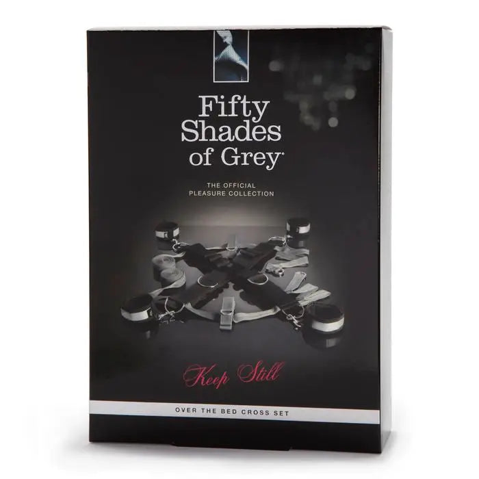 Fifty Shade of Grey Keep Still Over the Bed Cross Restraint - Black - Restraints