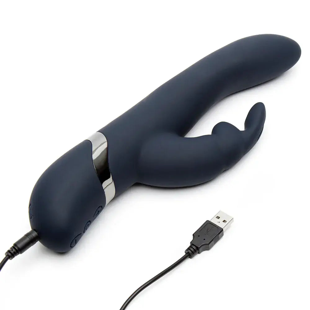Fifty Shades Darker Oh My Rechargeable Rabbit Vibrator - Black