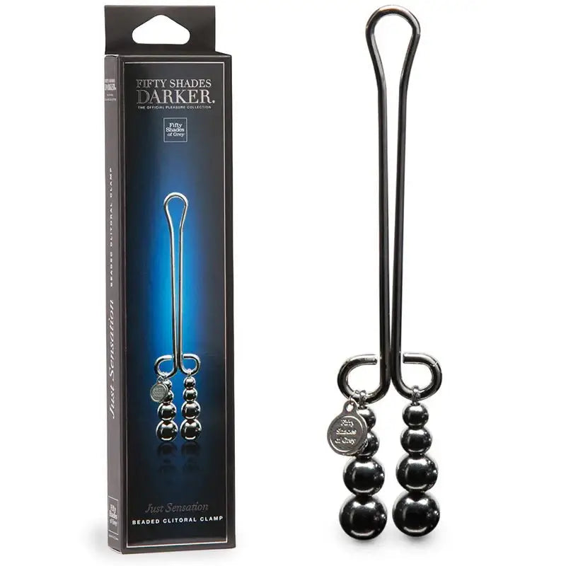 Fifty Shades Darker Just Sensation Beaded Clitoral Clamp - Rolik®