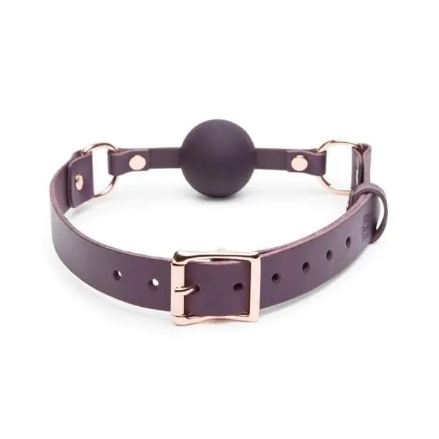Fifty Shades Freed Cherished Collection Leather Ball Gag - Rolik®