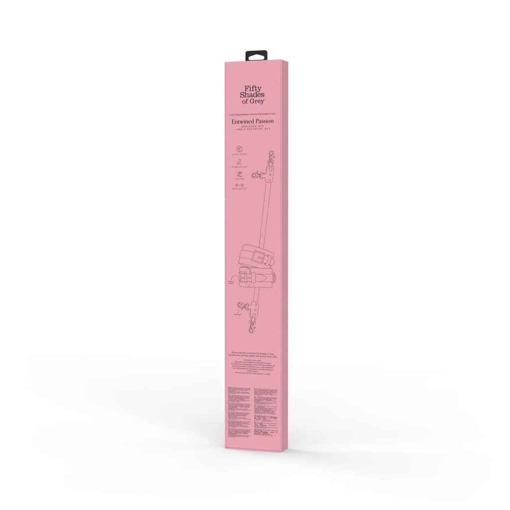 Fifty Shades of Grey Entwined Passion Spreader Bar w/ Ankle Cuffs - Restraints