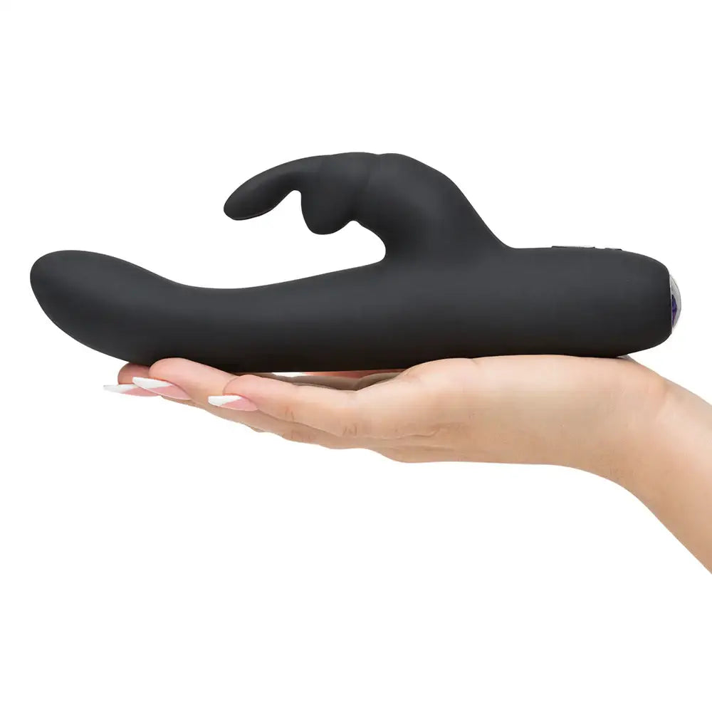 Fifty Shades of Grey Greedy Girl Slimline Rabbit Vibrator - Black