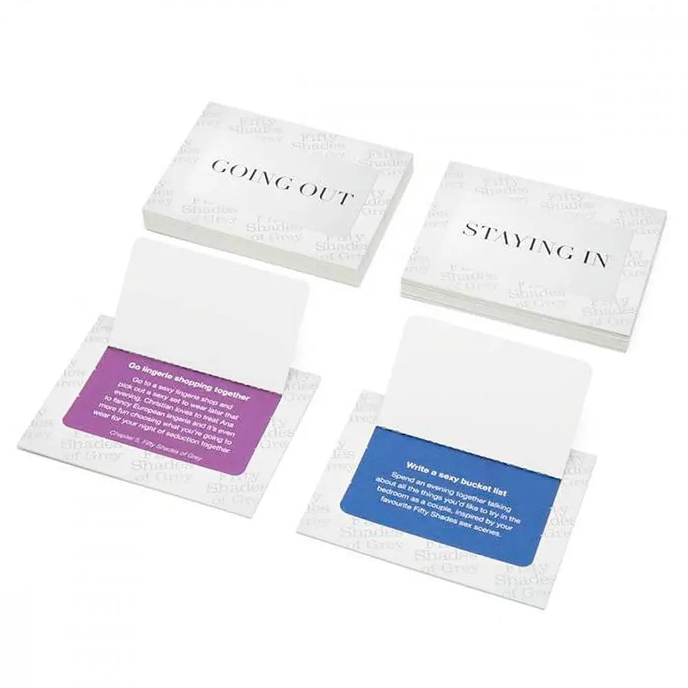 Fifty Shades of Grey Play Nice Date Night Cards - Rolik®