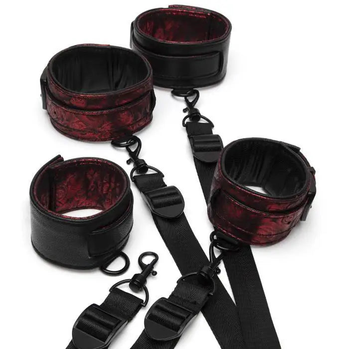 Fifty Shades of Grey Sweet Anticipation Under Mattress Restraint Set - Rolik®