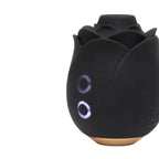 Fifty Shades Hearts & Flowers Rose Clitoral Suction Stimulator - Black - Vibrator