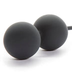 Fifty Shades Tighten and Tense Silicone Jiggle Balls - Black - Kegels