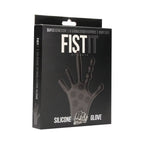 Fist It Silicone Stimulation Glove - Black - Masturbator