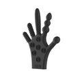 Fist It Silicone Stimulation Glove - Black - Masturbator