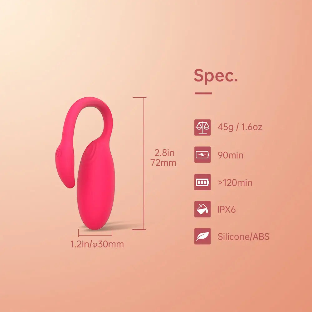 Flamingo App-Enabled Wearable Vibrator - Sex Toys