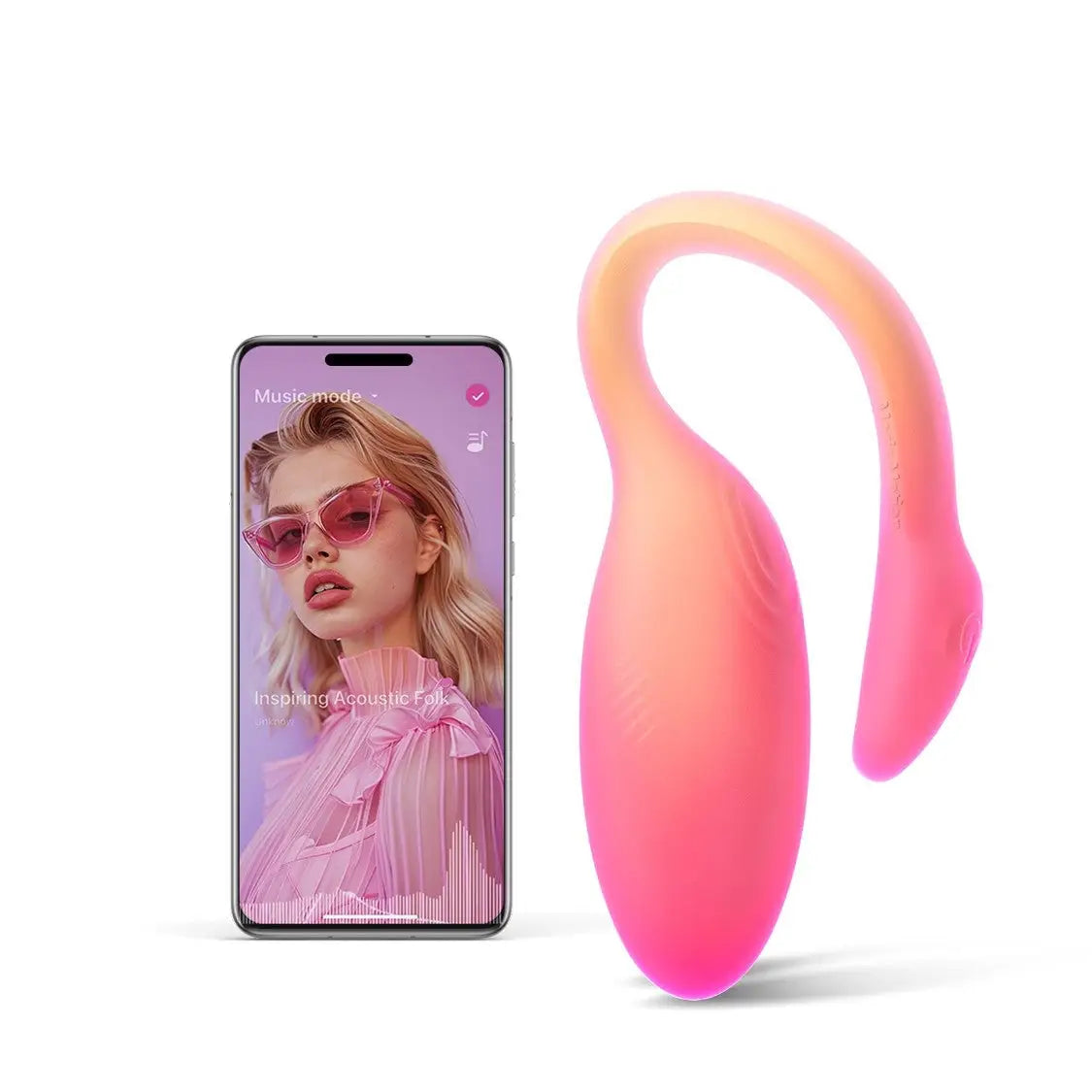 Flamingo Max App-Enabled Wearable Vibrator - Orange