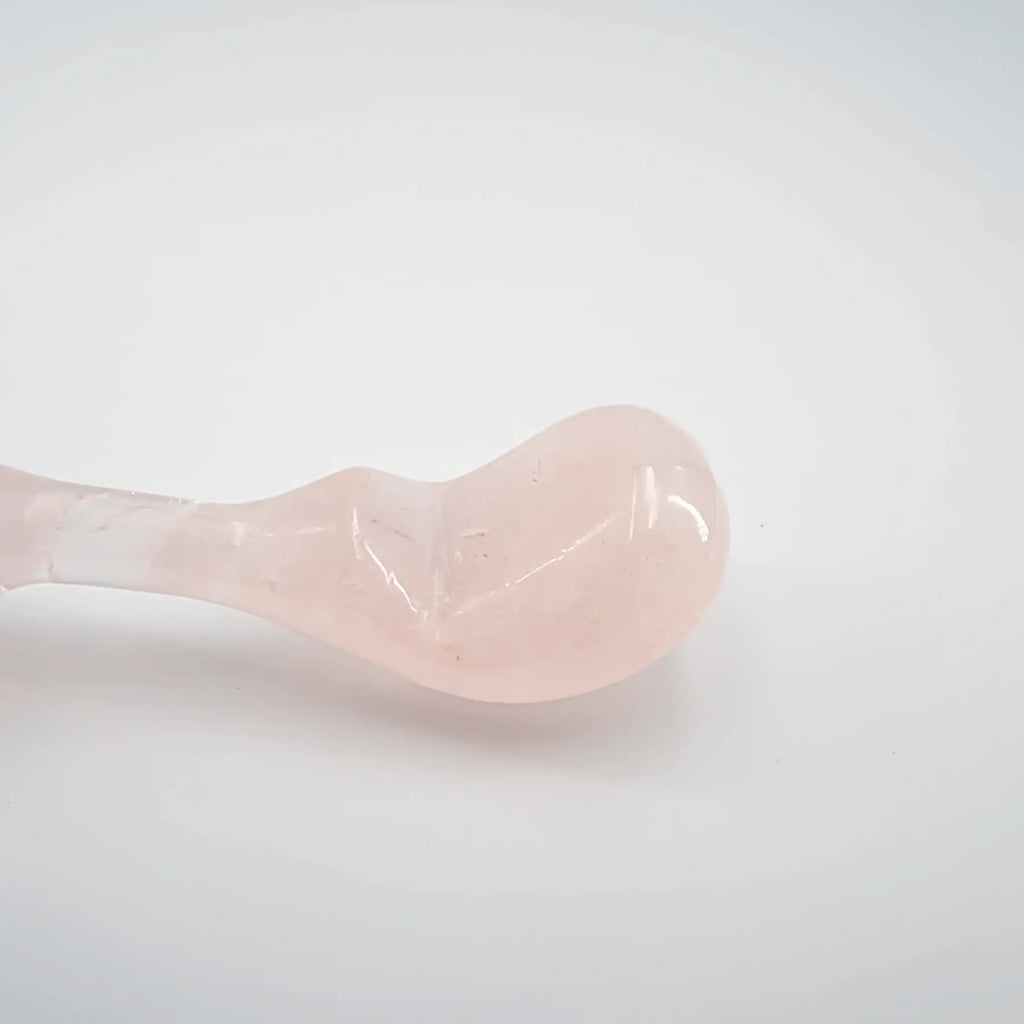 Fleur Rose Quartz Wand / 7’’ Curved Bulbous