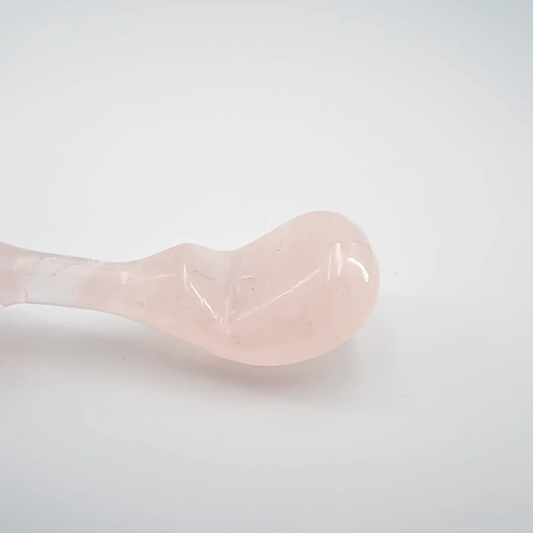 Fleur Rose Quartz Wand / 7’’ Curved Bulbous