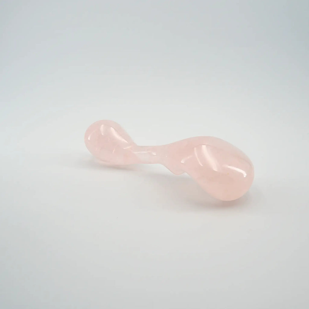 Fleur Rose Quartz Wand / 7’’ Curved Bulbous