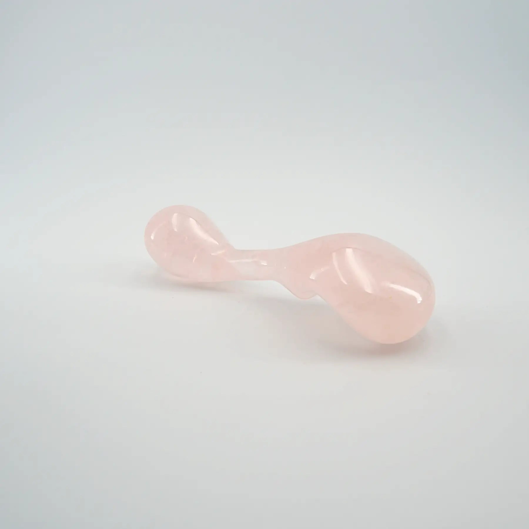 Fleur Rose Quartz Wand / 7’’ Curved Bulbous