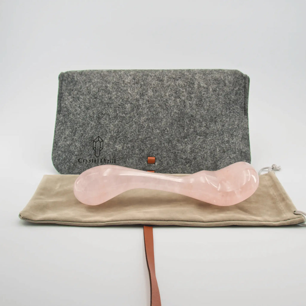 Fleuris Rose Quartz Wand / 9’’ Dildo