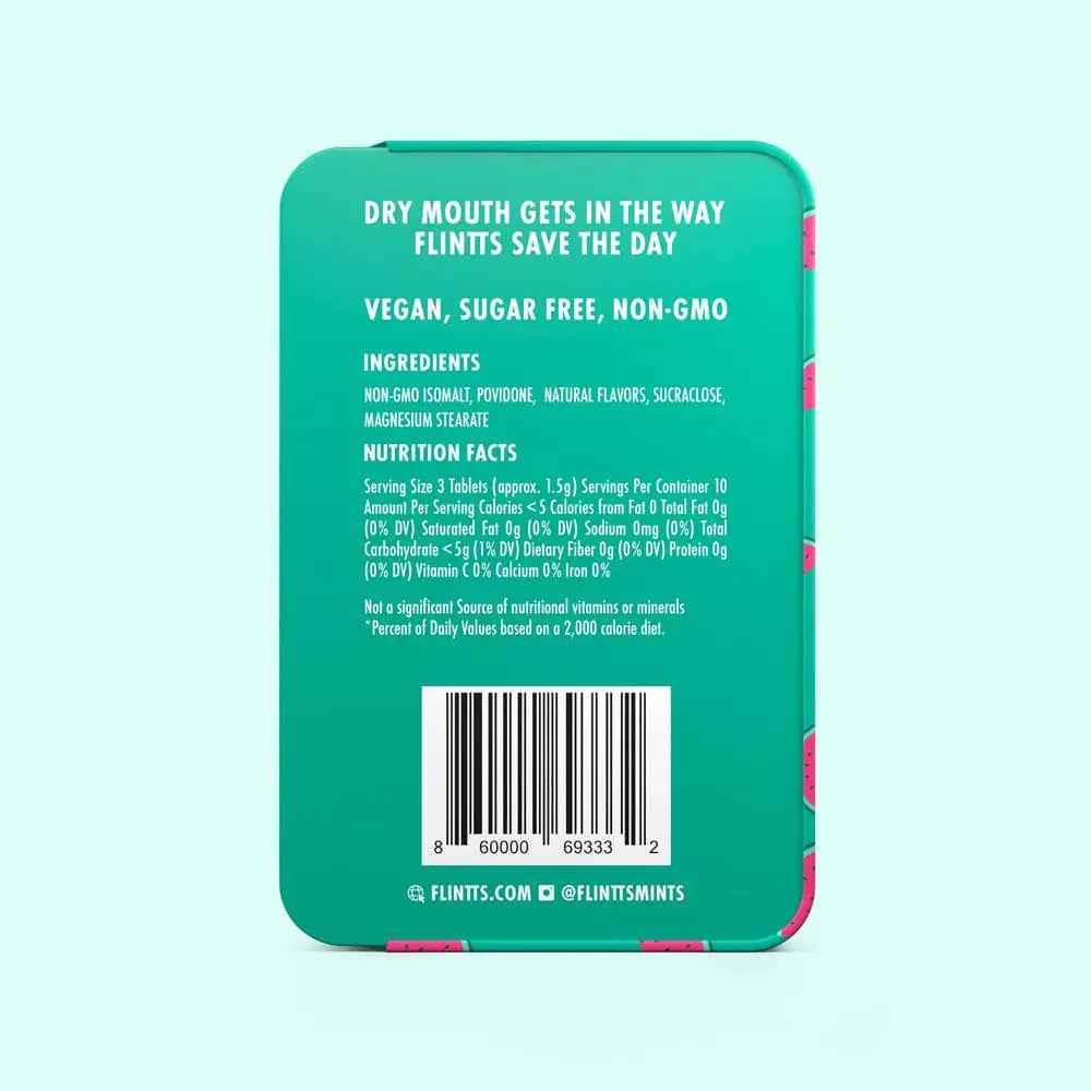 Flintts Mints 3-Packs - Combat Dry Mouth! - Enhancers