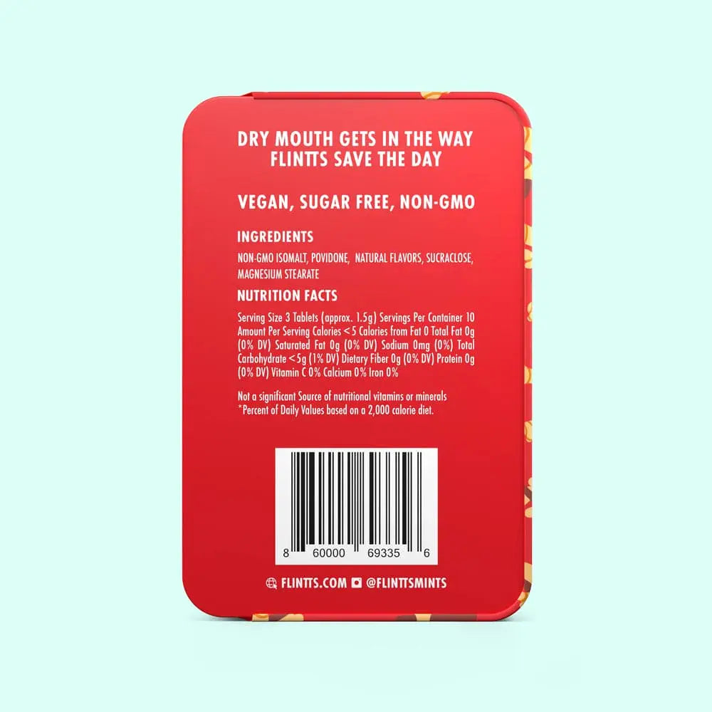 Flintts Mints 3-Packs - Combat Dry Mouth! - Enhancers