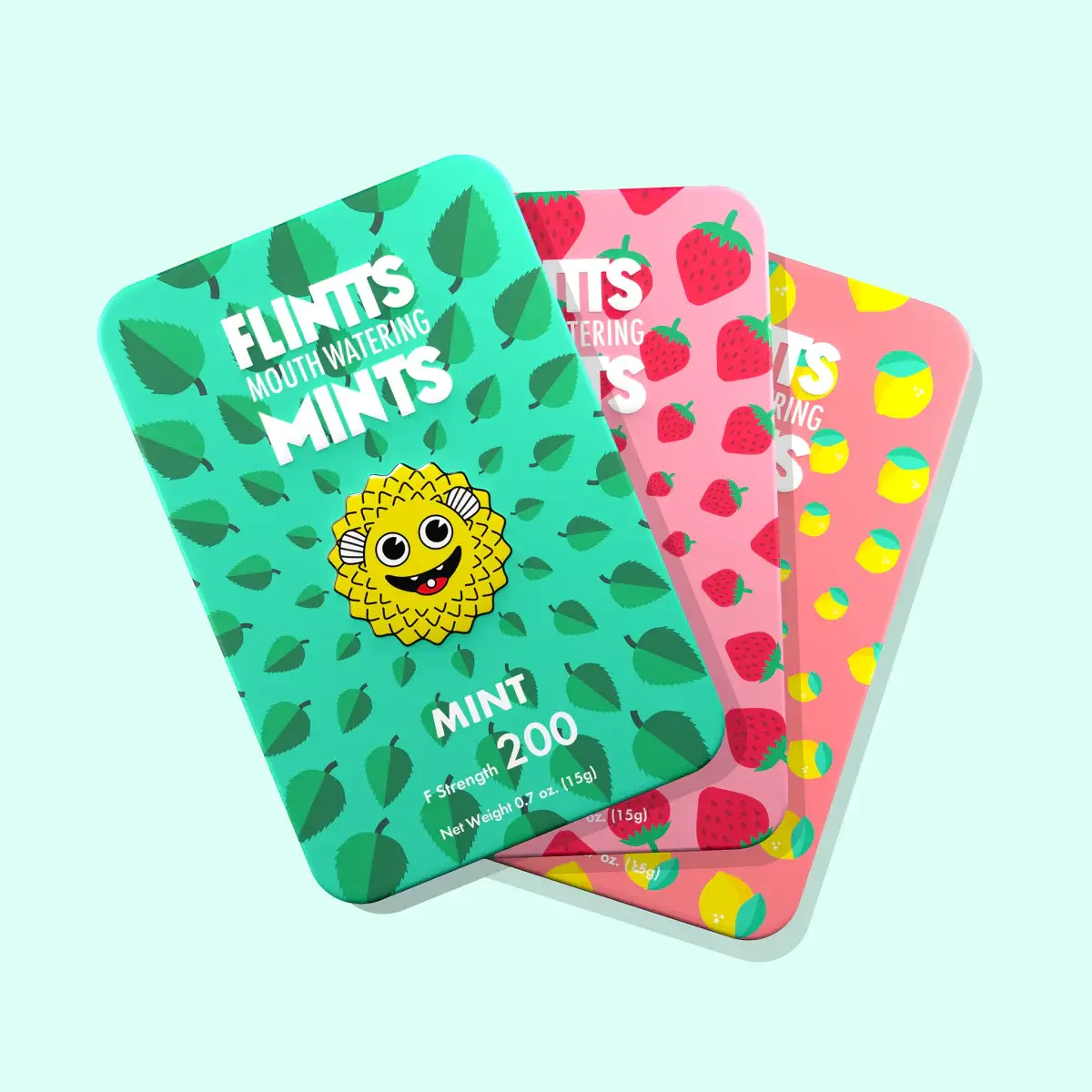 Flintts Mints 3-Packs - Combat Dry Mouth! - Afterparty - Enhancers