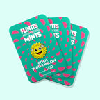 Flintts Mints 3-Packs - Combat Dry Mouth! - Cool Watermelon F Strength 100 - Enhancers