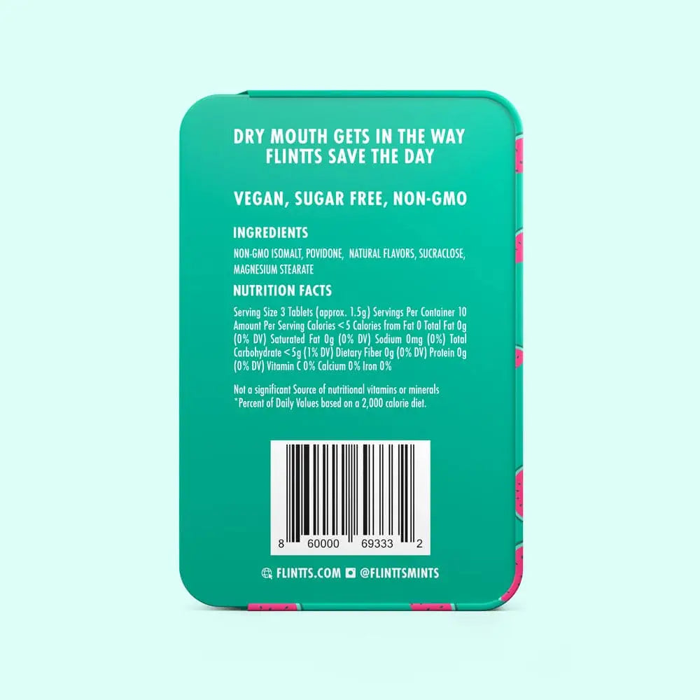 Flintts Mints 3-Packs - Combat Dry Mouth! - Enhancers