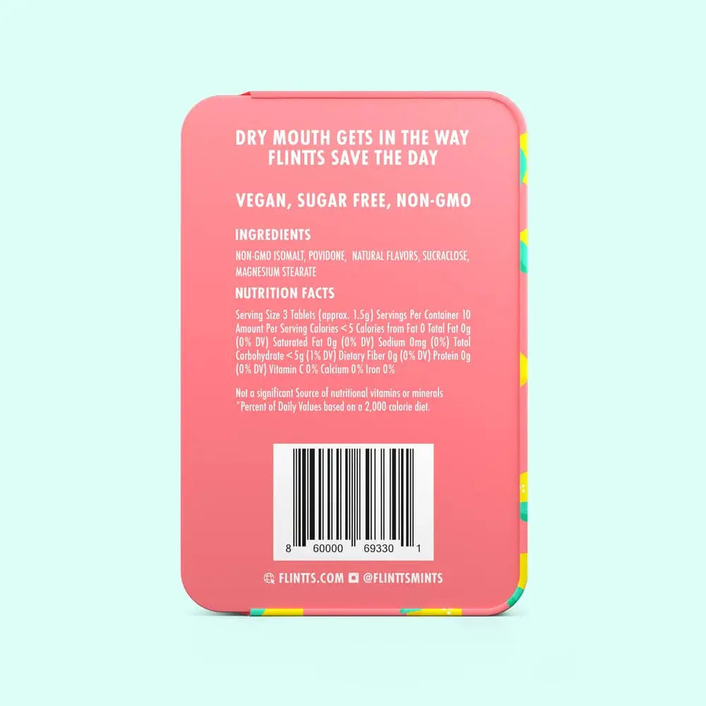 Flintts Mints 3-Packs - Combat Dry Mouth! - Enhancers