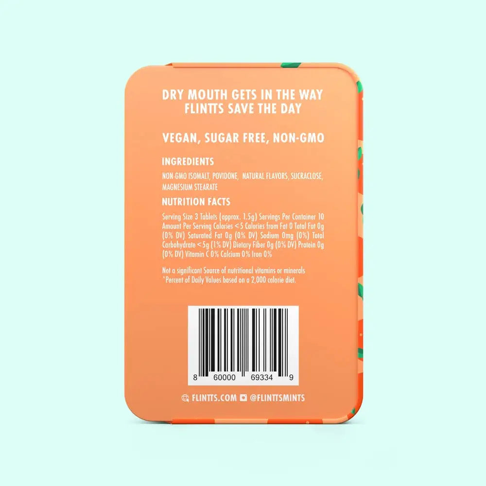 Flintts Mints 3-Packs - Combat Dry Mouth! - Enhancers
