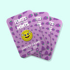 Flintts Mints 3-Packs - Combat Dry Mouth! - Luxury Grape F Strength 125 - Enhancers