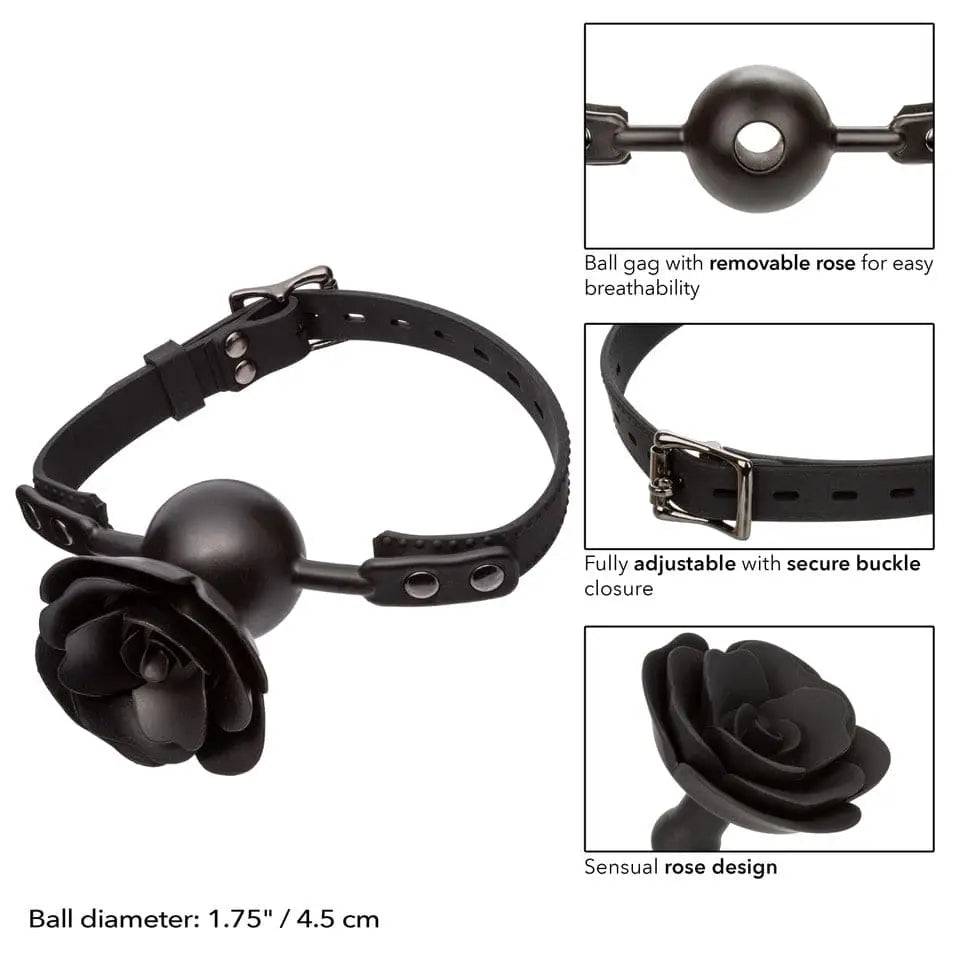 Forbidden™ Removable Rose Gag - Rolik®