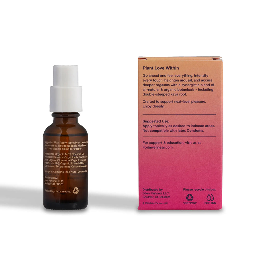 Foria® Foria Awaken Arousal Oil with Kava & Organic Botanicals | CBD-Free Intimacy
