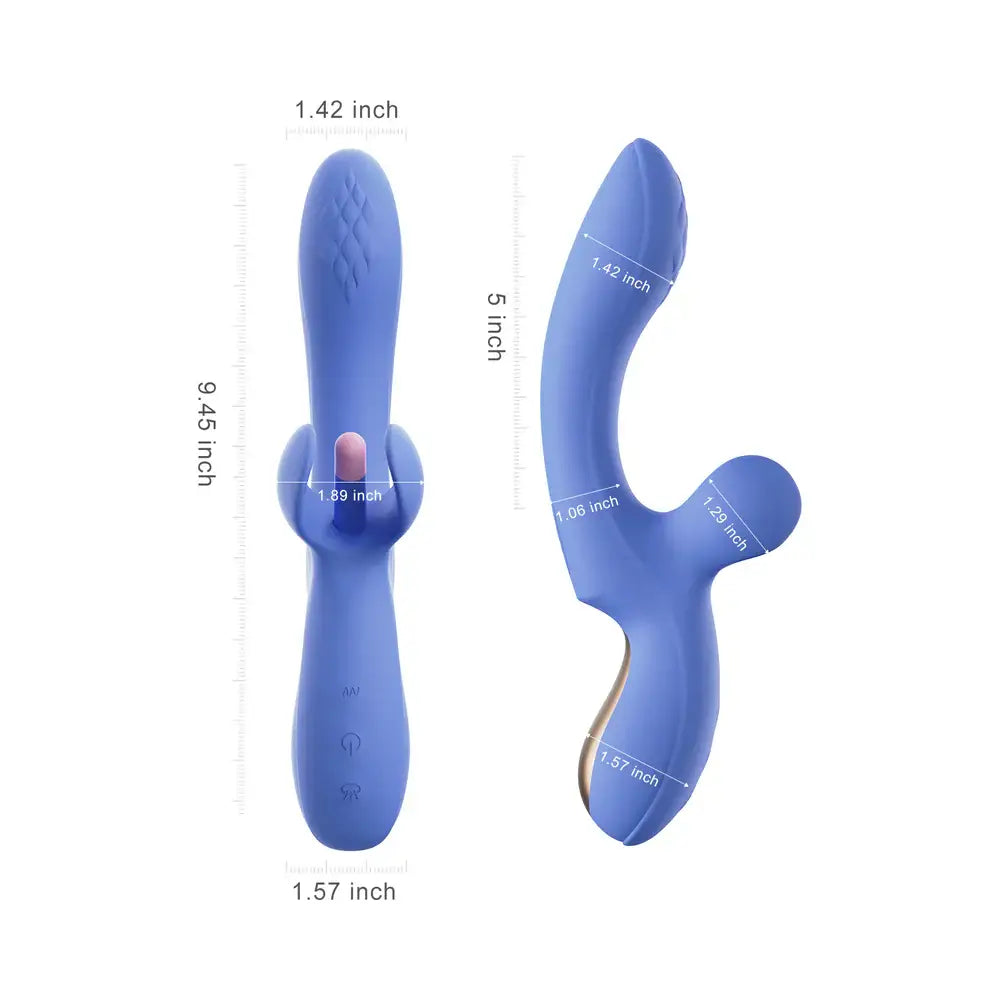 Honey Play Box Fortexa Flapping Clit & G-Spot App-Enabled Vibrator Blue Rolik®