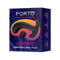 Forto Curved Vibrating Remote Anal Plug - Rolik®