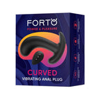 Forto Curved Vibrating Remote Anal Plug - Rolik®