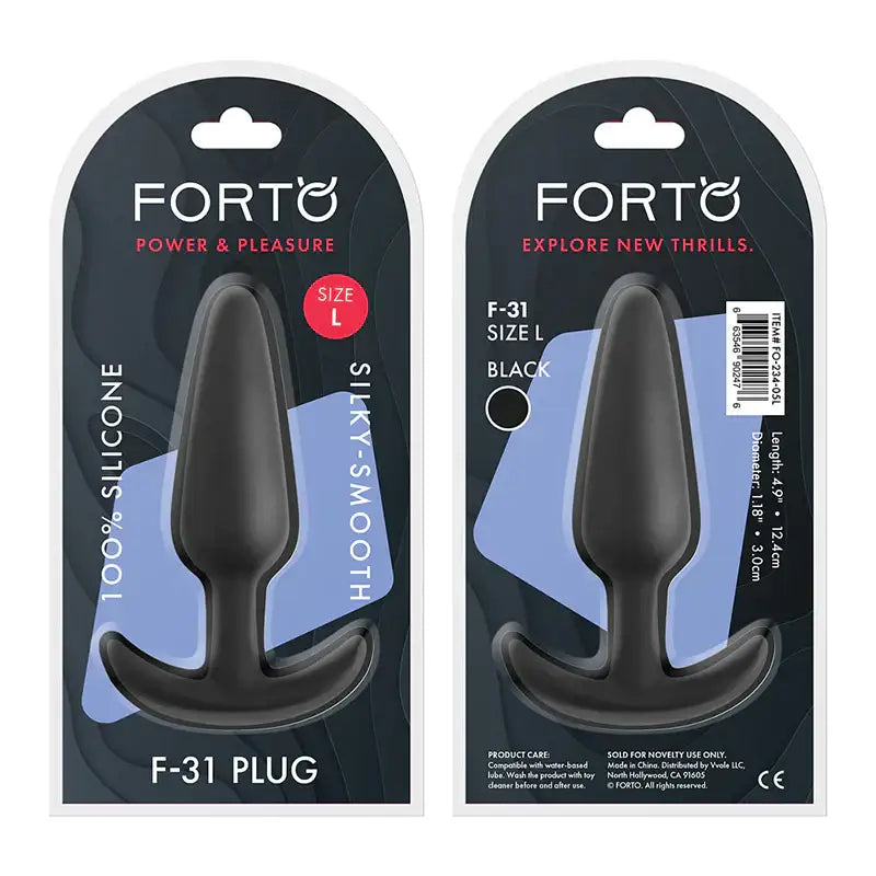 Forto F - 31 Silicone Butt Plug - Rolik®