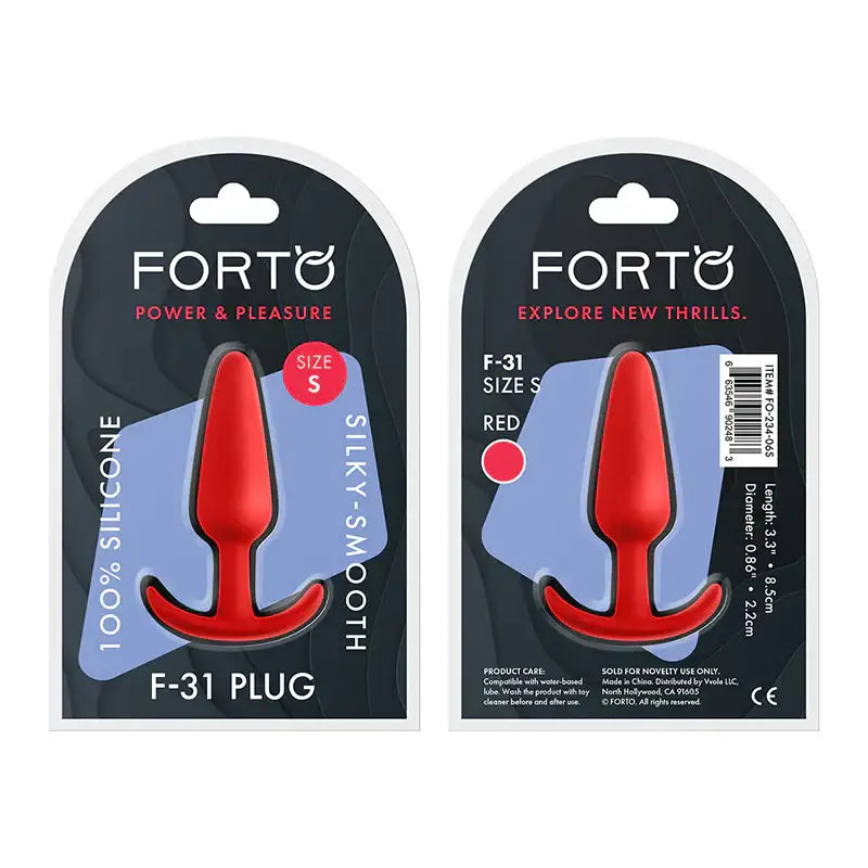 Forto F - 31 Silicone Butt Plug - Rolik®