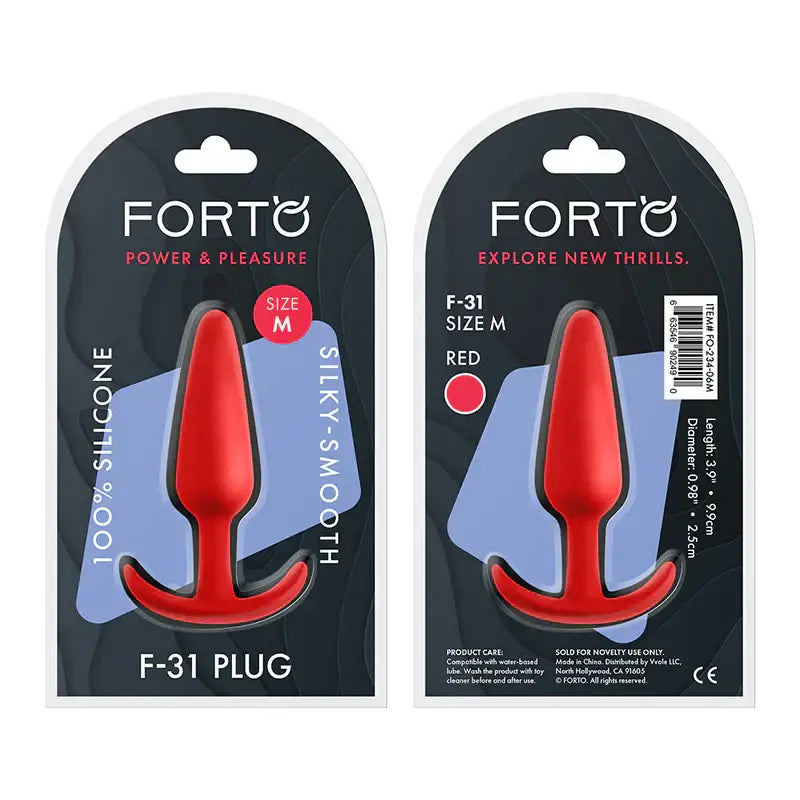 Forto F - 31 Silicone Butt Plug - Rolik®