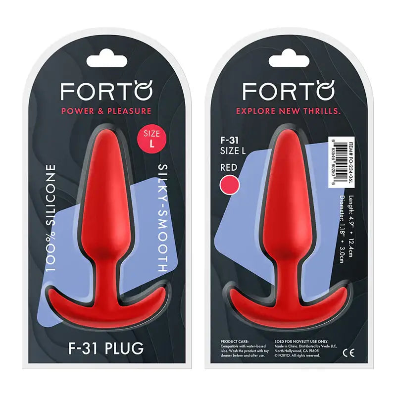 Forto F - 31 Silicone Butt Plug - Rolik®