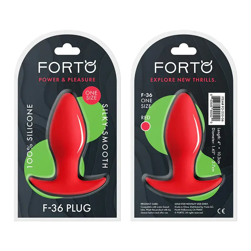 Forto F - 36 Silicone T Butt Plug - Rolik®