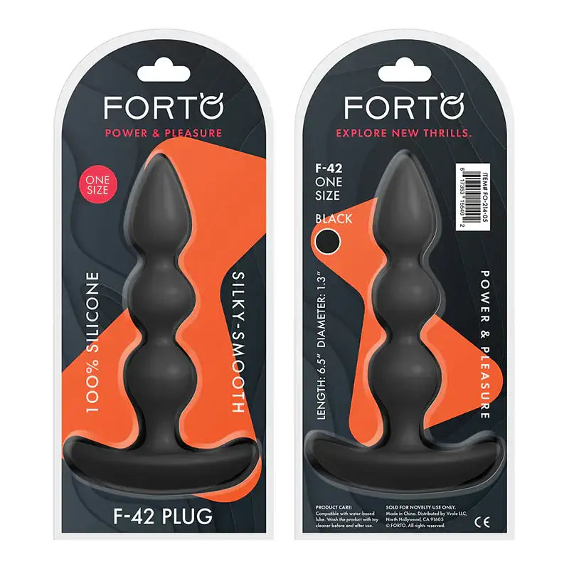 Forto F - 42 Silicone Butt Plug - Rolik®