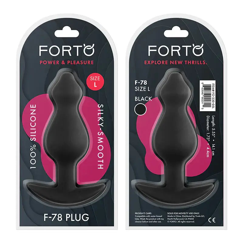 Forto F - 78 Silicone Pointee Butt Plug - Rolik®